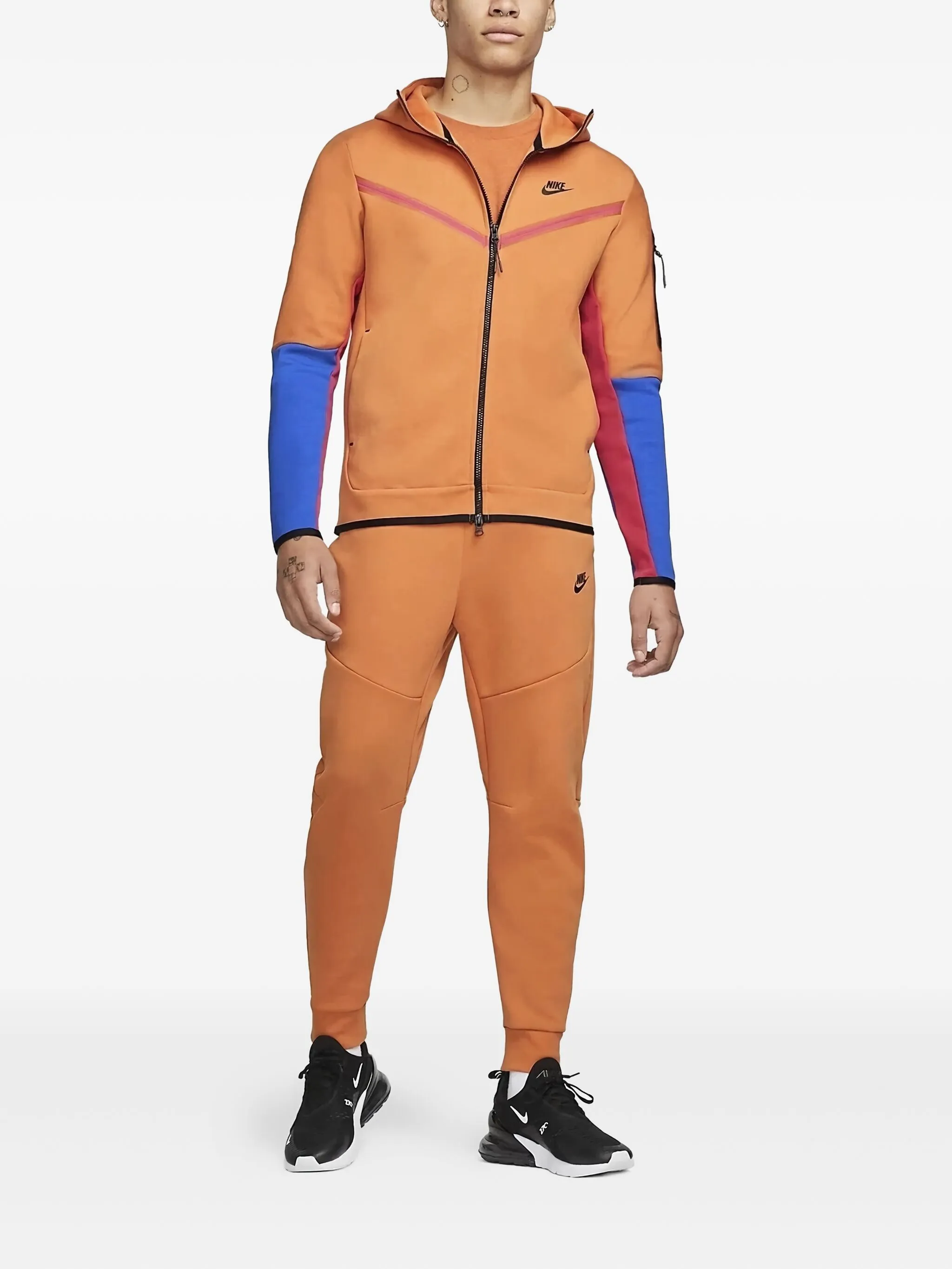 Джоггеры Tech Fleece Nike, оранжевый — фото 2