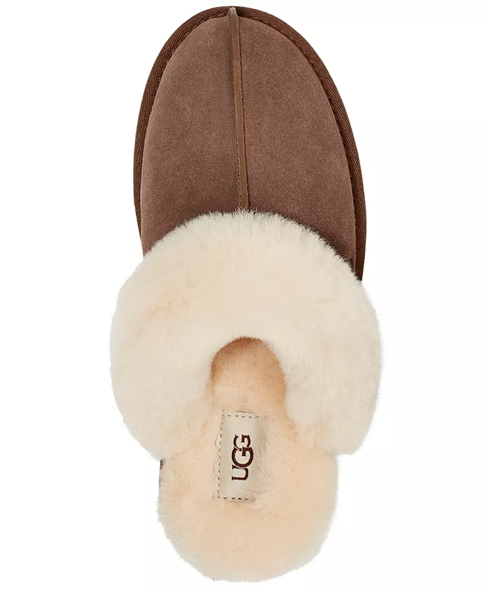 Женские тапочки Scuffette II Slip On Ugg, коричневый — фото 4