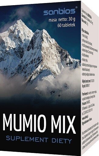 

Sanbios, Мумио Микс 60 Т. Поддерживает нервную систему