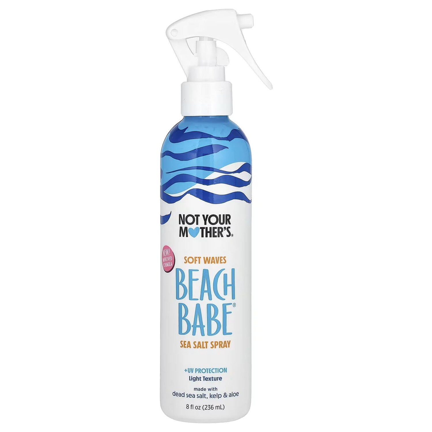 

Beach Babe, Спрей с морской солью Soft Waves, 8 жидких унций (236 мл) Not Your Mother'S