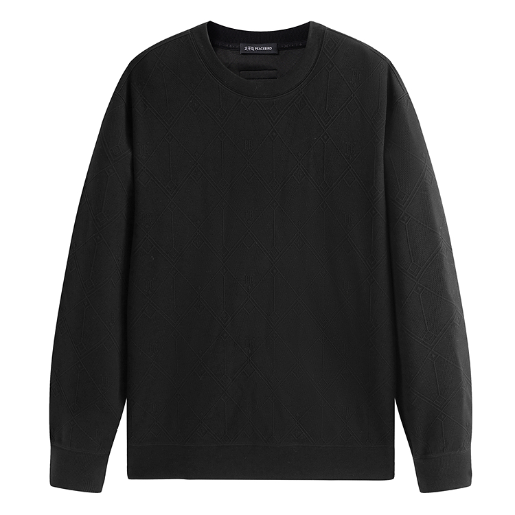 

PEACEBIRD MEN Свитшот мужской Raven 1 с круглым вырезом Moderate