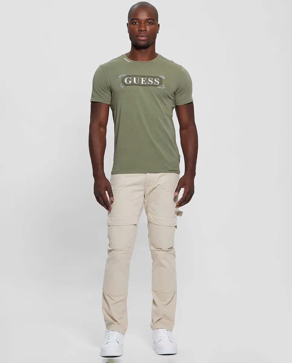 

Мужская футболка с коротким рукавом Guess, цвет Verde Militar