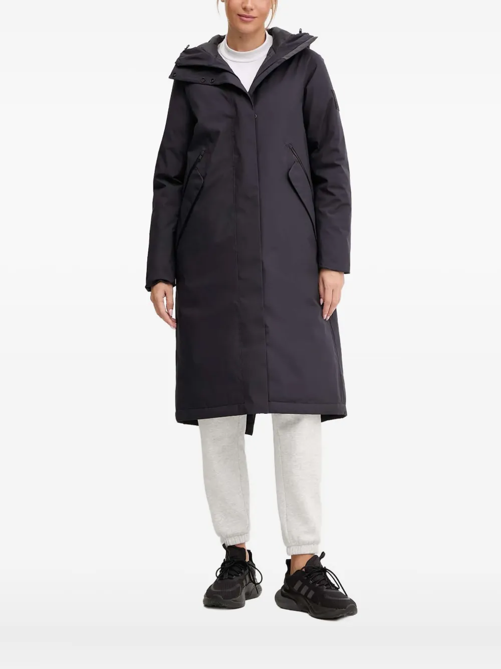 

Парка с капюшоном Brandenburger Jack Wolfskin, черный