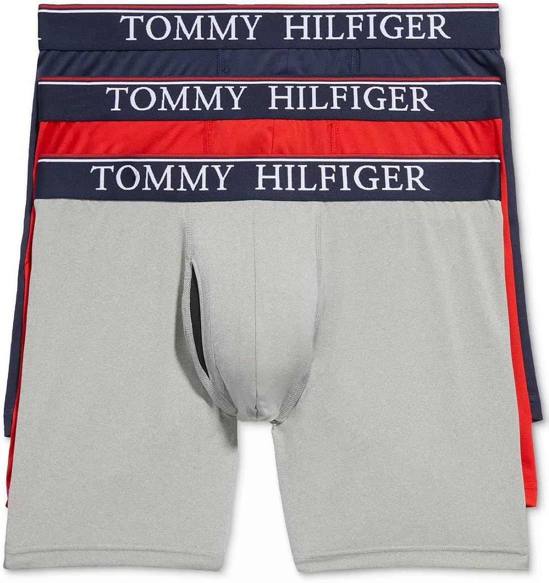 

Комплект из 3 мужских трусов-боксеров Tommy Hilfiger Cool из микрофибры, Mahogany