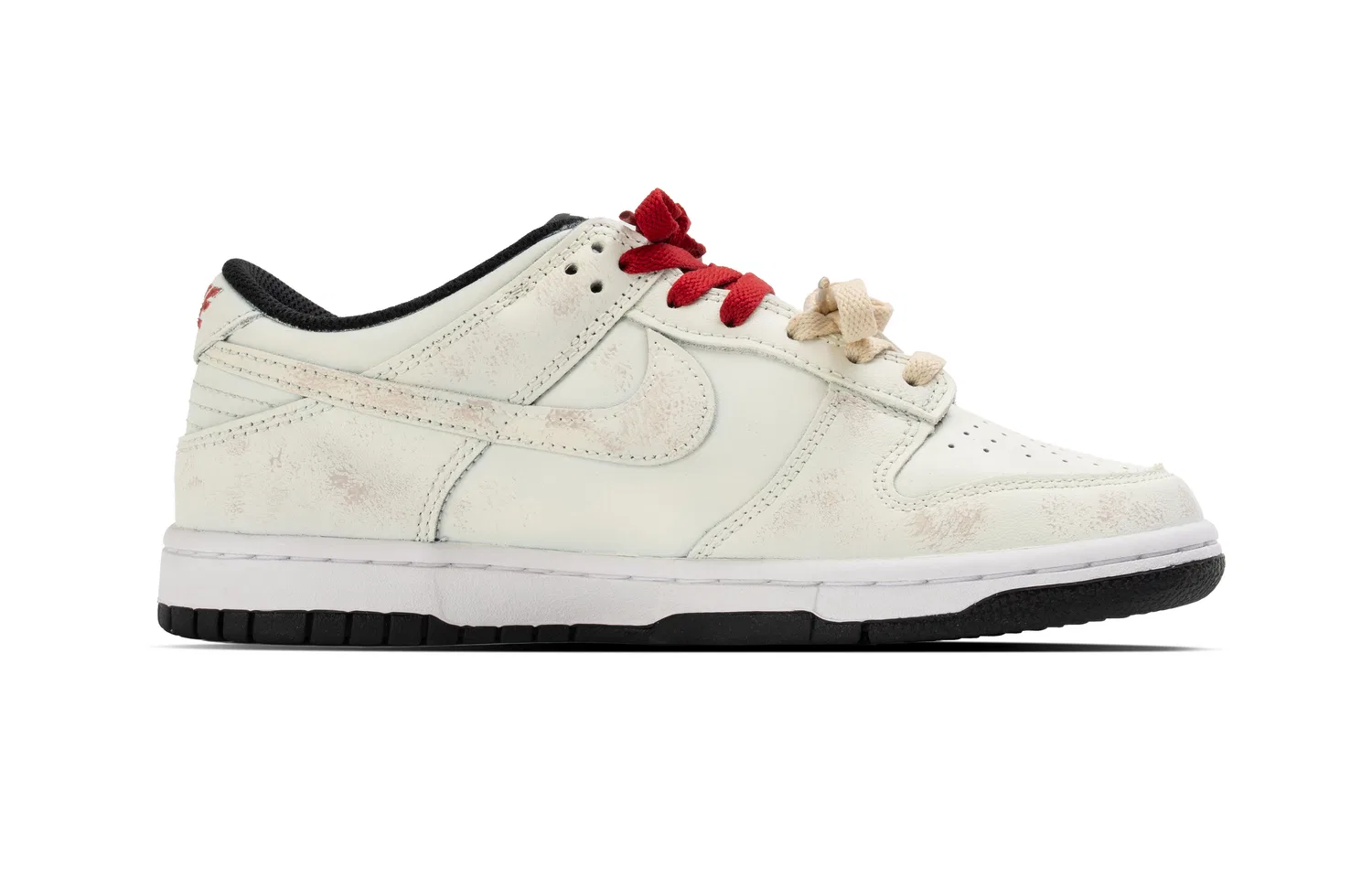 Кроссовки для скейтбординга Nike Dunk Low Leather Beige Box — фото 4
