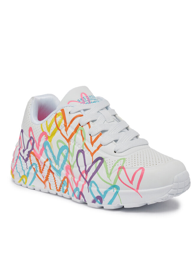 Кроссовки Uno Lite Spread The Love Skechers, белый — фото 2
