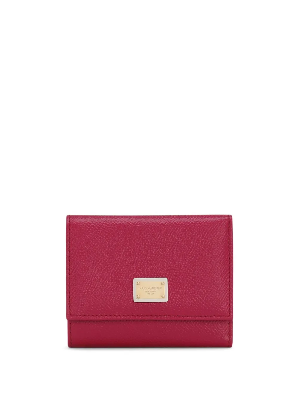 

Компактный кошелек с логотипом DOLCE & GABBANA, красный