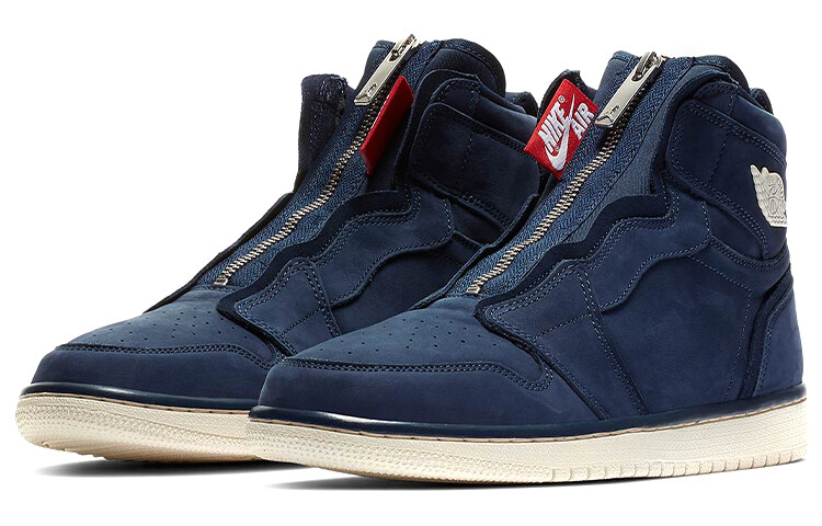 Кроссовки Jordan 1 High Zip Navy Women's — фото 3