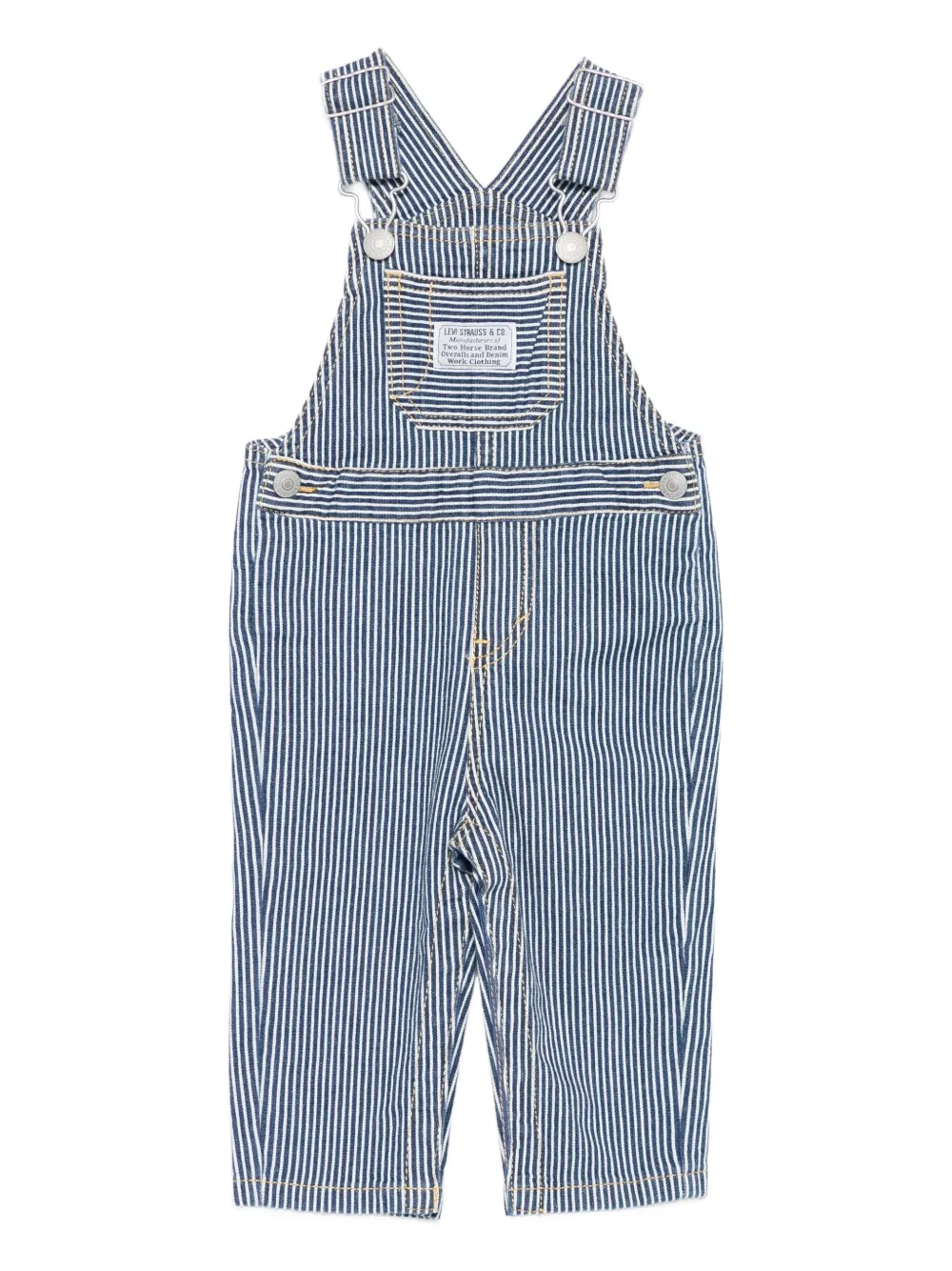 

Полосатые комбинезоны Levi's Kids, синий