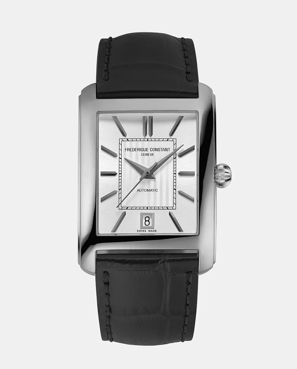 

Мужские часы Classics Carrée FC-303S4C6 в черной коже Frederique Constant, черный