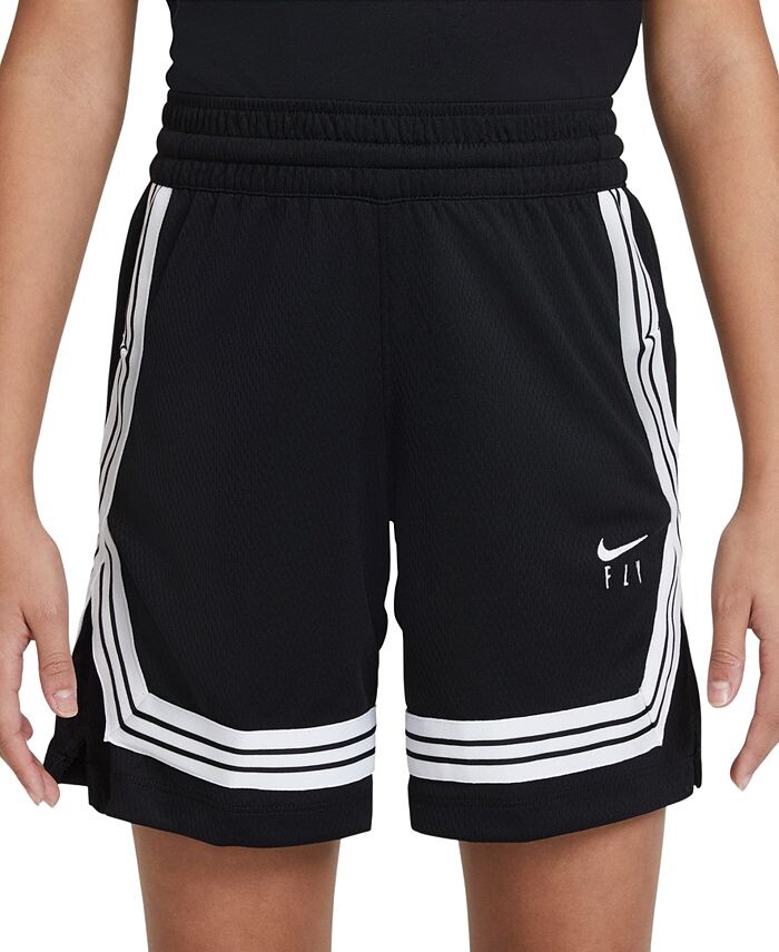 

Баскетбольные шорты Big Girls Fly Crossover Nike, черный