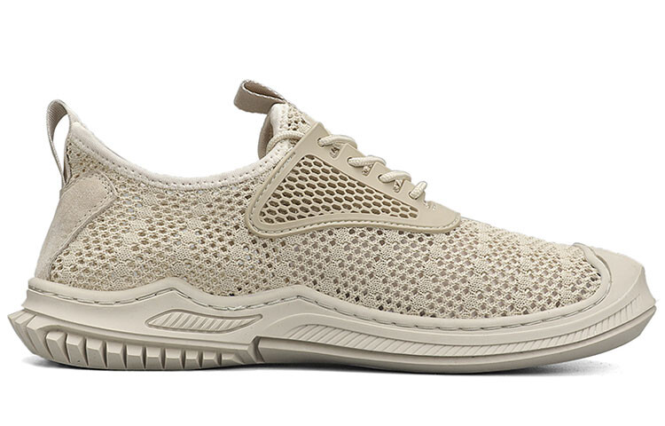 Кроссовки Jeep Lifestyle Shoes Men Low-top Beige/Off-white/Yellow, цвет Sand — фото 2