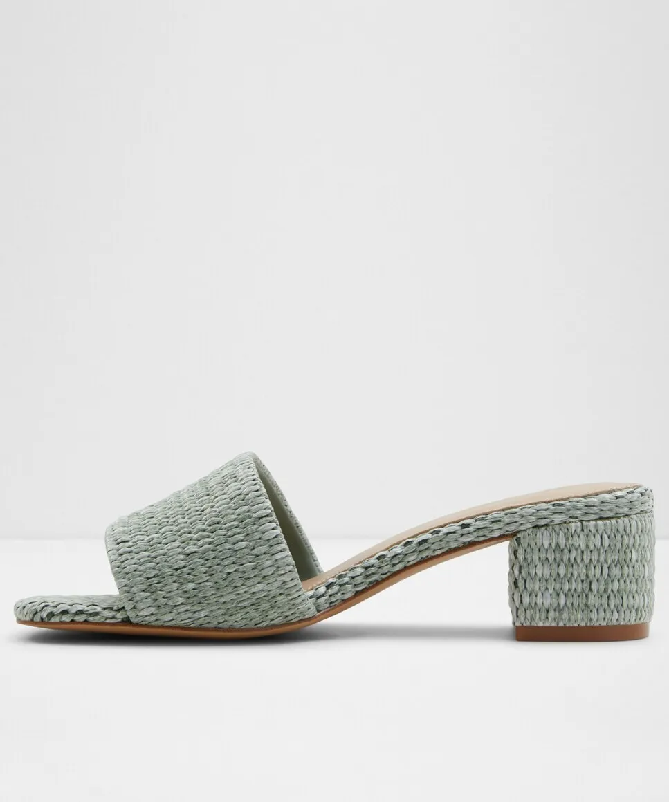 Женские мюли с квадратным носком Aldo, зеленый — фото 3