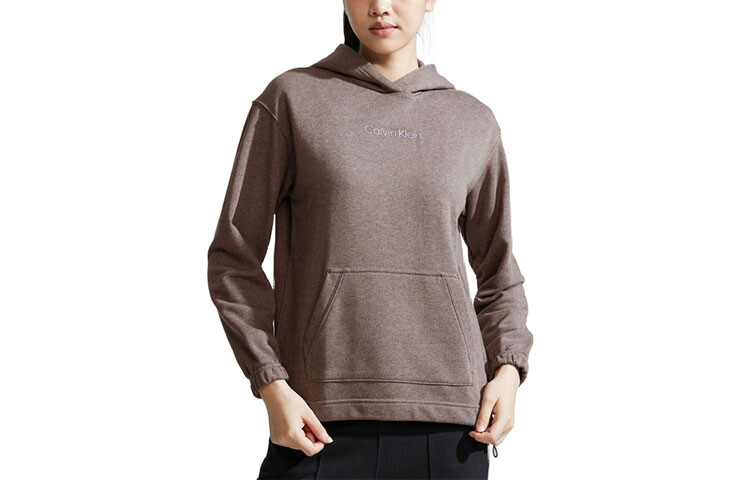 

Свитшот женский, средне-серый, верблюжий Calvin Klein