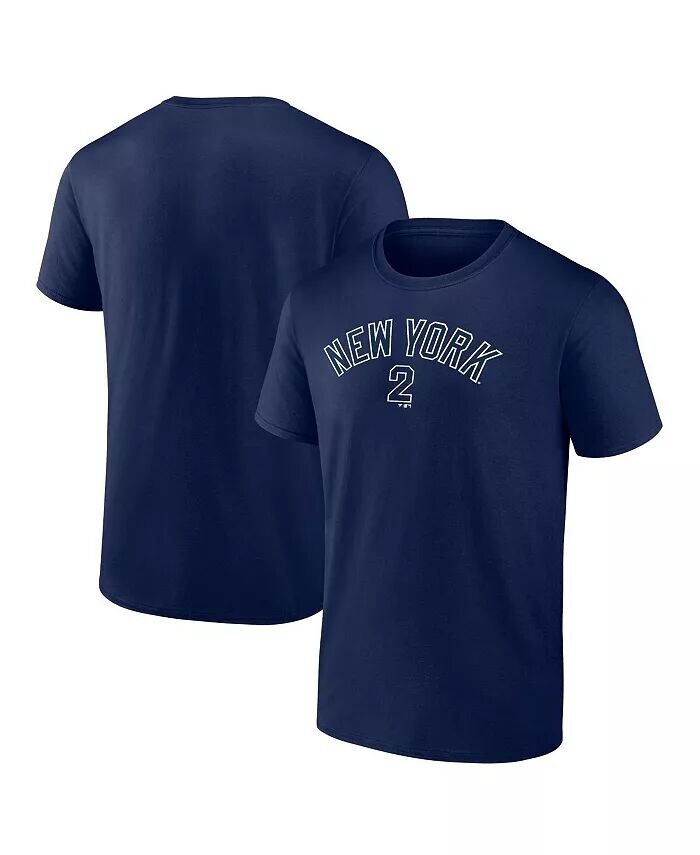 

Мужская темно-синяя футболка с именем и номером игрока New York Yankees Derek Jeter Fanatics