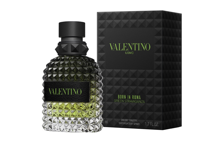 Туалетная вода Valentino Uomo Born In Roma Green Stravaganza, 50 мл — фото 3