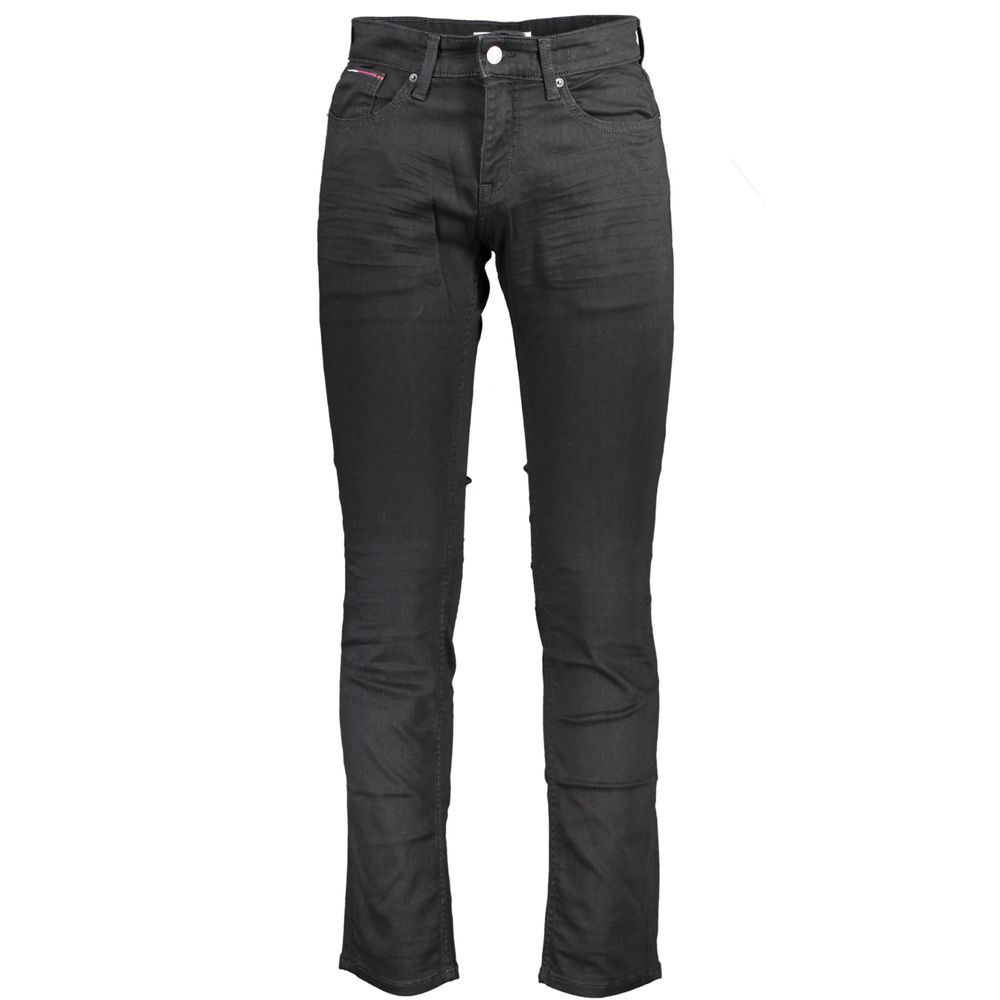 

Черные хлопковые джинсы и брюки Tommy Hilfiger, Black