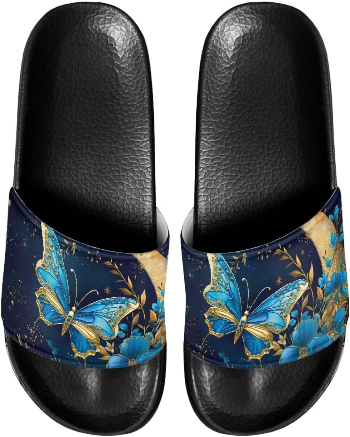 

Шлепанцы для женщин и мужчин с мягкой подошвой, комфортные, нескользящие, летние сандалии Judentidos, синий