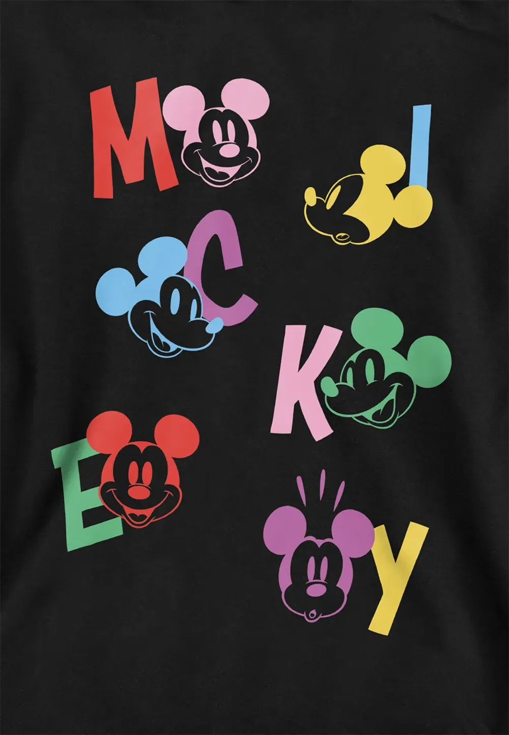 Детский худи Disney Mickey Mouse, черный, черный — фото 2