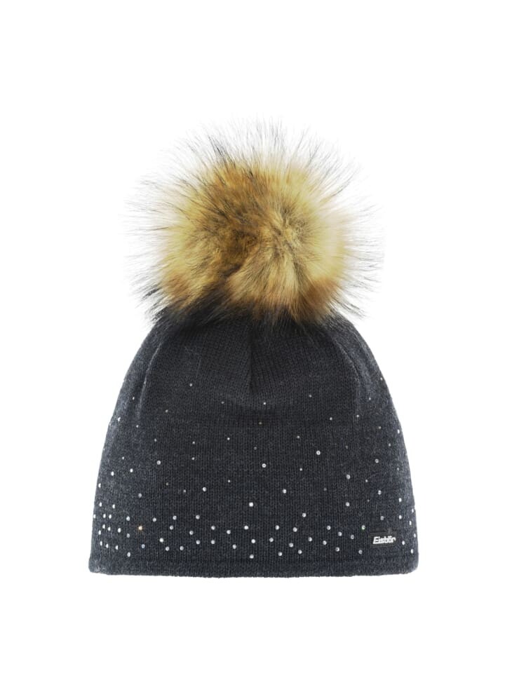 

Шапка Eisbär Mütze Tiana Lux Crystal, антрацит