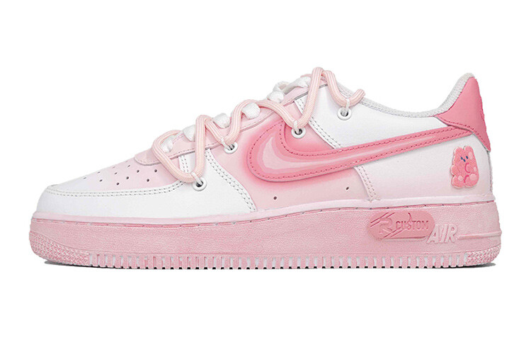 Кроссовки Nike Air Force 1 Skateboard Shoes Women's Low-Top Pink White