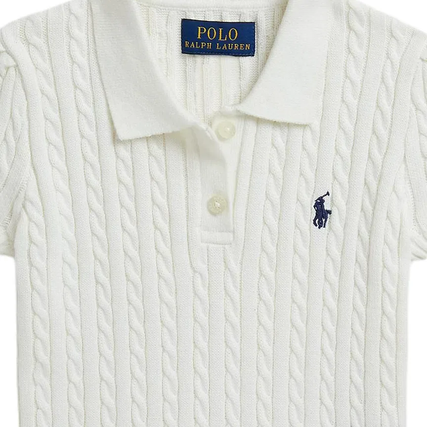 Поло для мальчиков Polo Ralph Lauren Classic Version Paper White — фото 4
