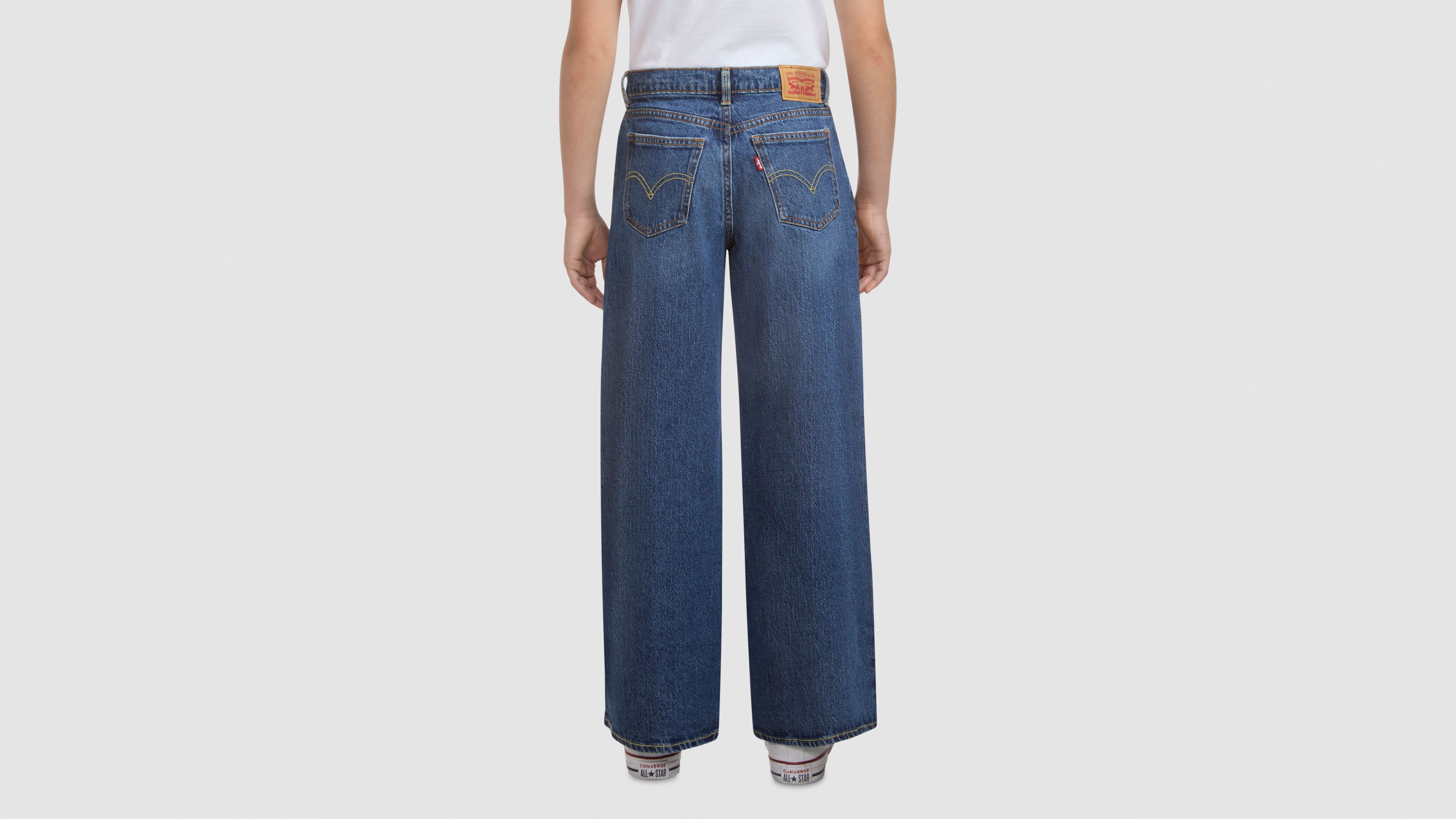 Мешковатые брюки с высокой талией для больших девочек 8-20 Levi's, Pacific Highway - Dark Wash — фото 4