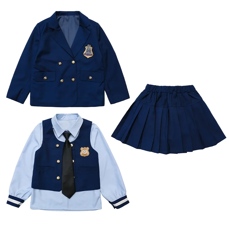 Детский комплект с юбкой на весну-осень Disney, Three-Piece Set+Headband — фото 3