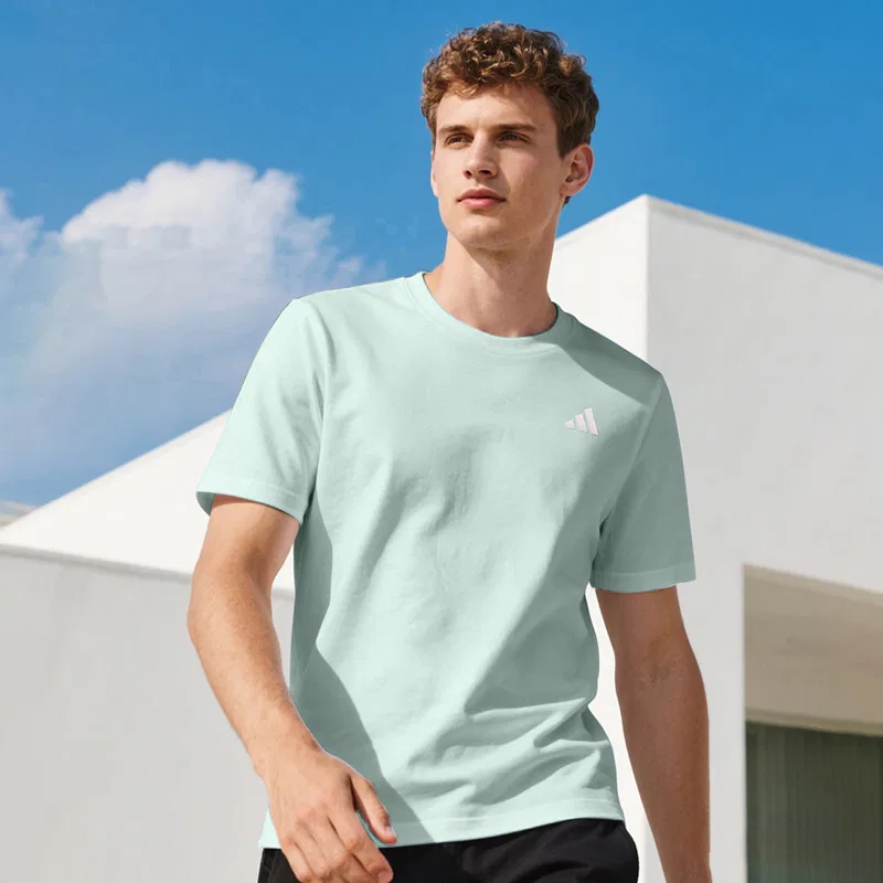 Футболка Quick Dry мужская light green Adidas — фото 3