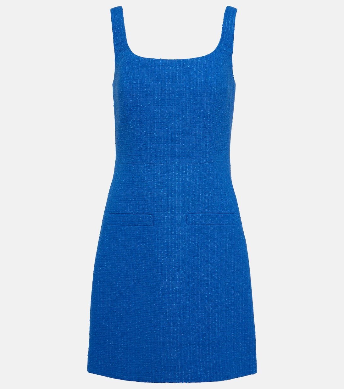 

Мини-платье Sabra из хлопкового твида Veronica Beard, Cobalt