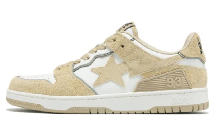 

Кроссовки BAPE A BATHING APE Bape SK8 Sta Beige Suede, бежевый