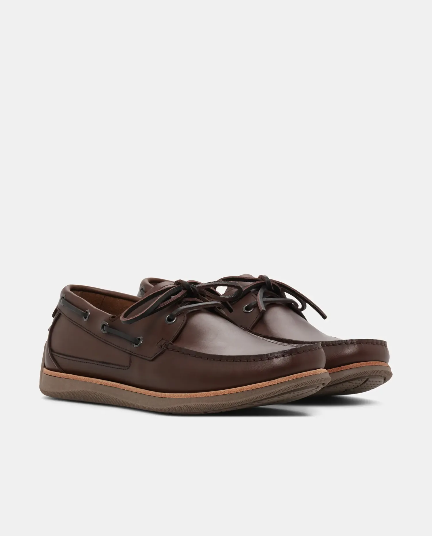 Мужские ботинки Náuticos Sailor из коричневой коровьей кожи Lottusse, Moka — фото 3