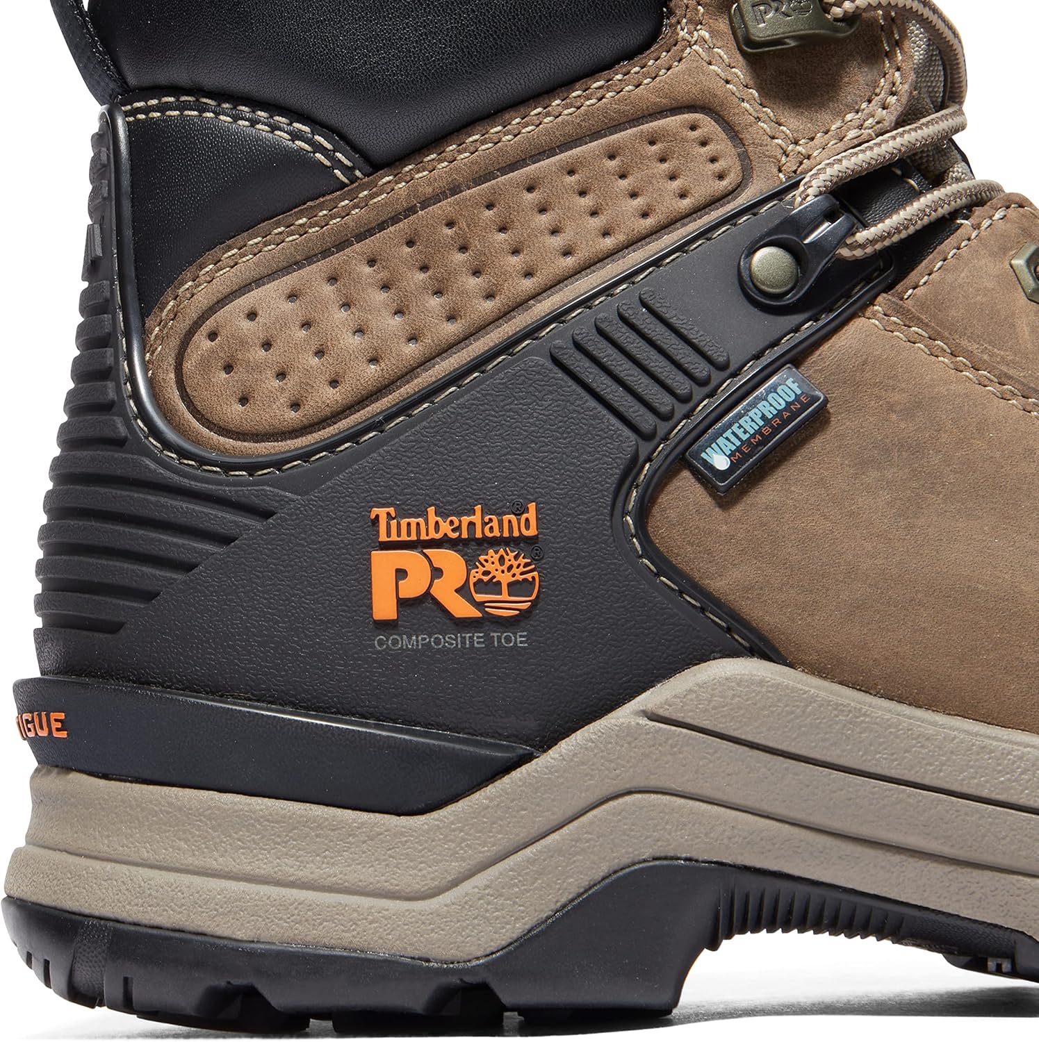 Timberland PRO мужские Hypercharge 6 дюймовые Soft Toe водонепроницаемые рабочие ботинки, Turkish Coffee — фото 3