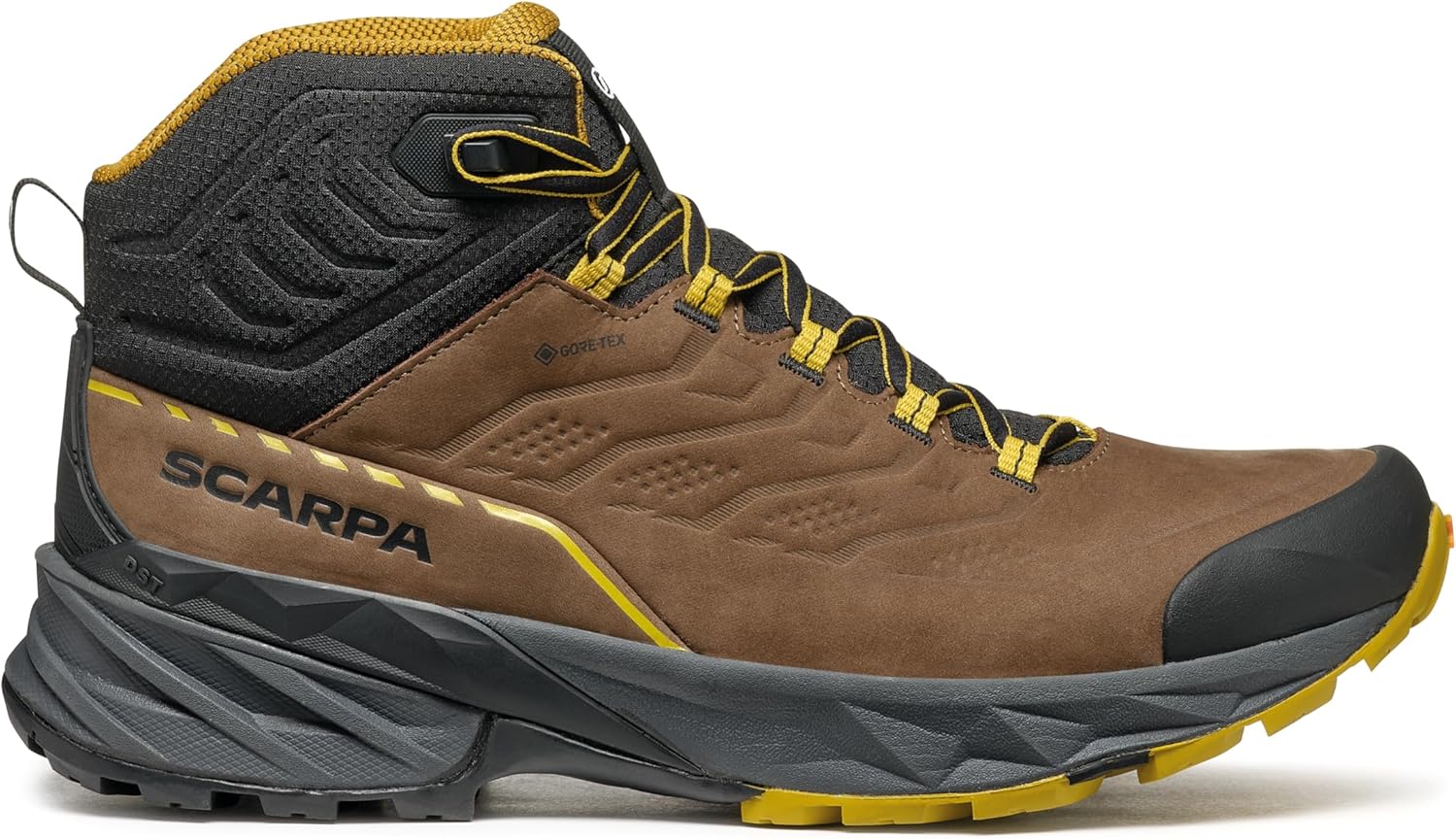 Мужские походные ботинки SCARPA Rush 2 Pro Mid GTX водонепроницаемые Gore-Tex легкие, коричневый — фото 3