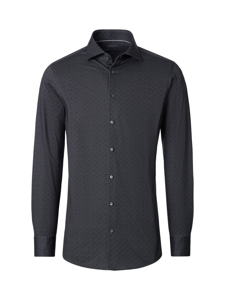 

Venti Деловая рубашка серого цвета
