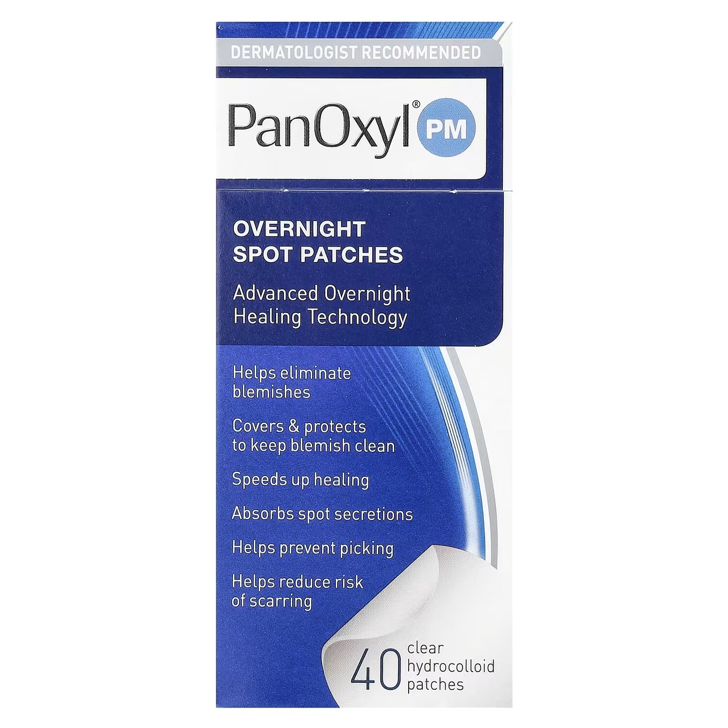 

Пластыри PanOxyl PM Overnight Spot Patches прозрачные
