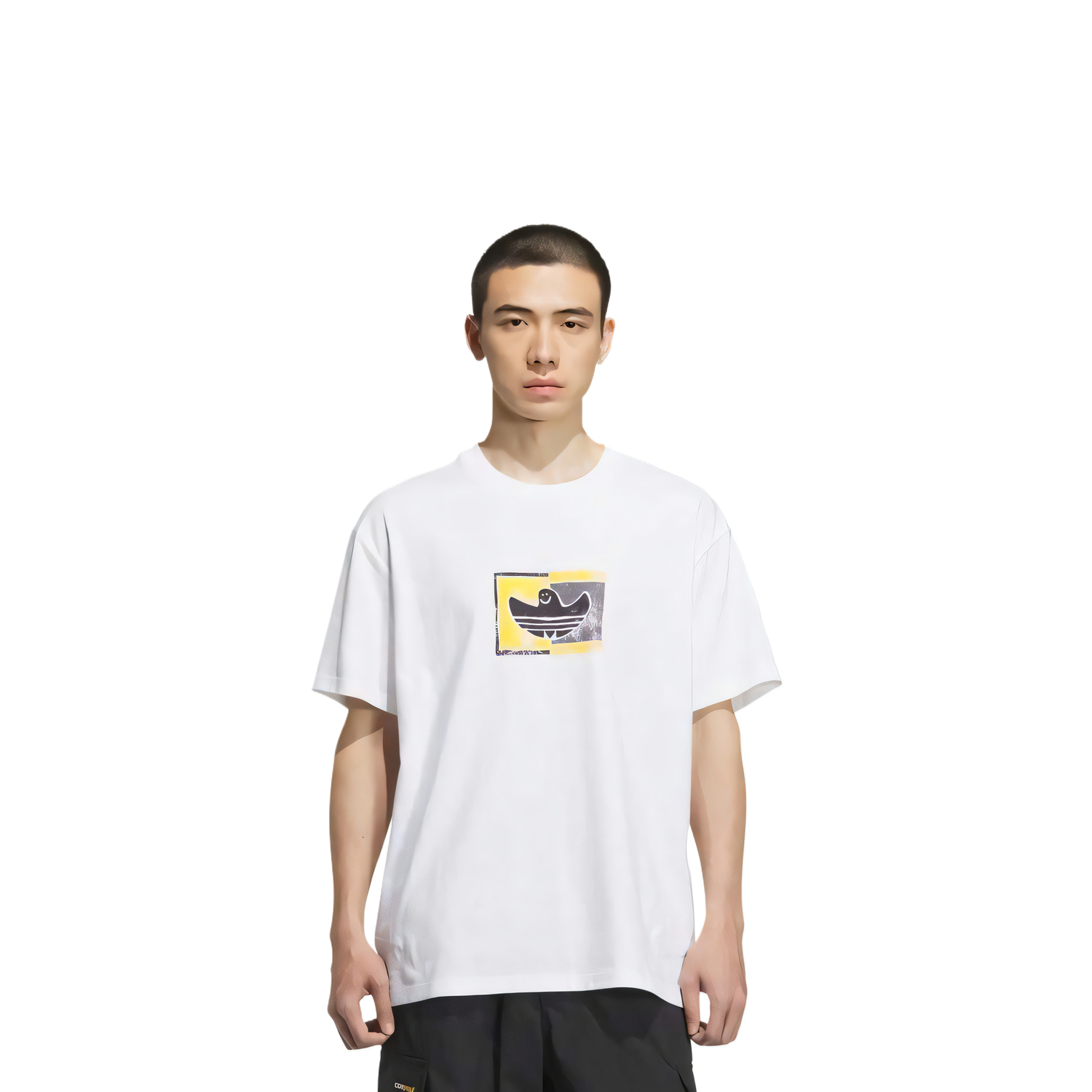 Adidas Originals Футболка Shmoohaus Unisex белая — фото 2