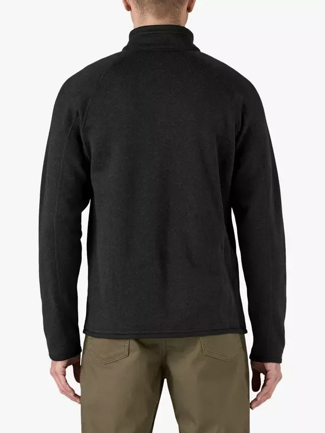 Флисовая куртка Better Sweat с застежкой-молнией на четверть длины Patagonia, Black — фото 2