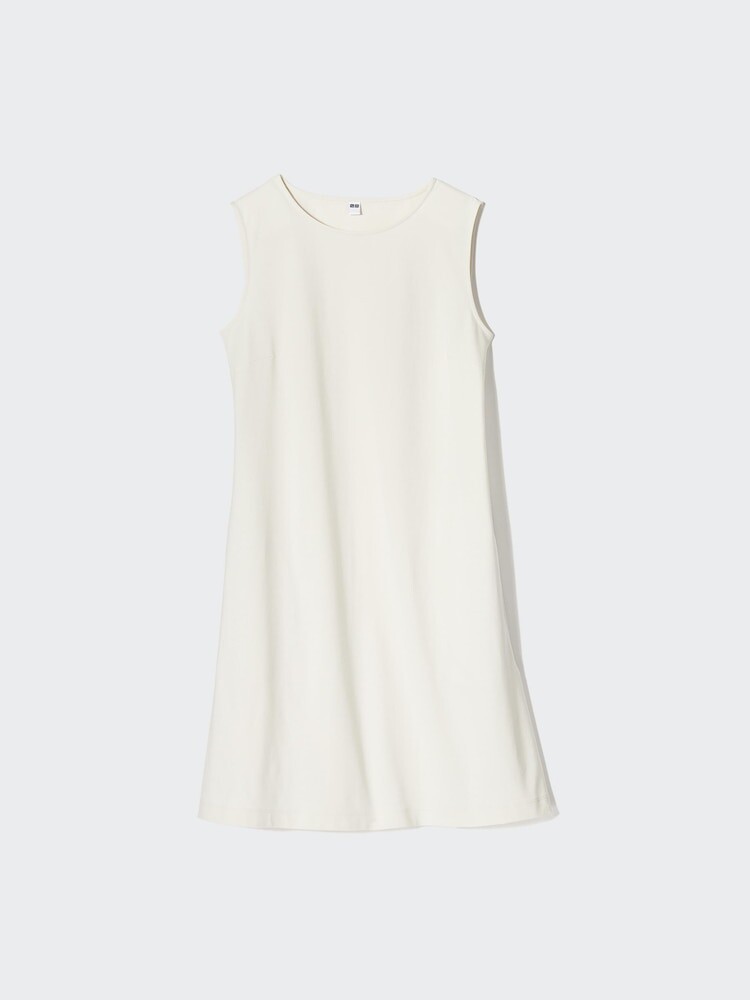 

Ультраэластичное мини-платье airism без рукавов Uniqlo, цвет 01 белый