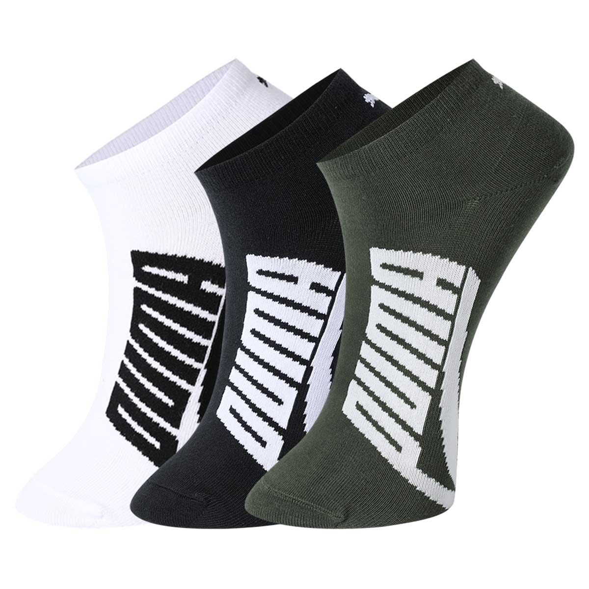 

Унисекс носки PUMA, белый/черный/зеленый (3 пары)