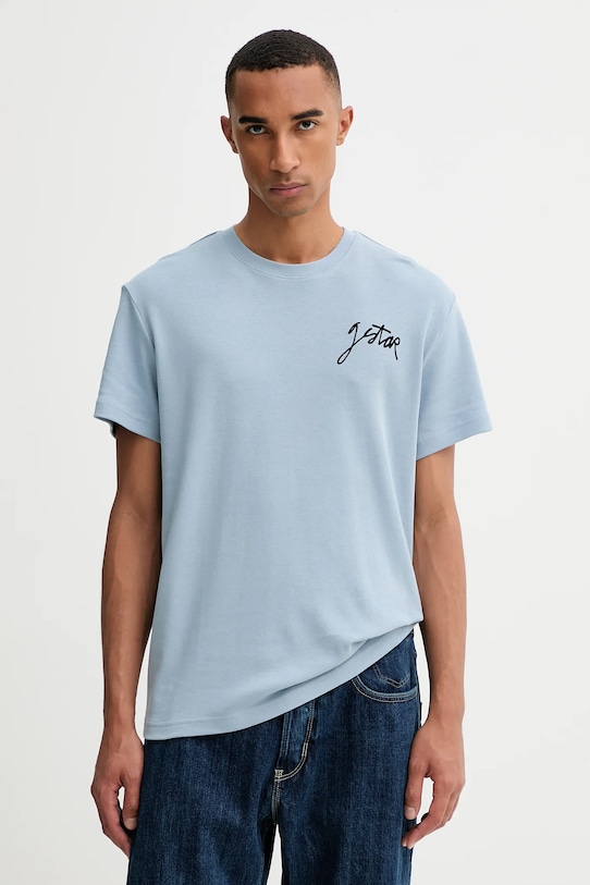 

Хлопковая футболка G-Star, синий