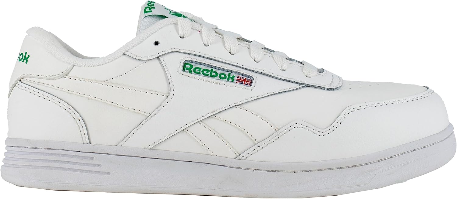 Женские рабочие кроссовки Reebok Work Club MEMT Work Sneaker Composite Toe Oxford, белый/зеленый — фото 2