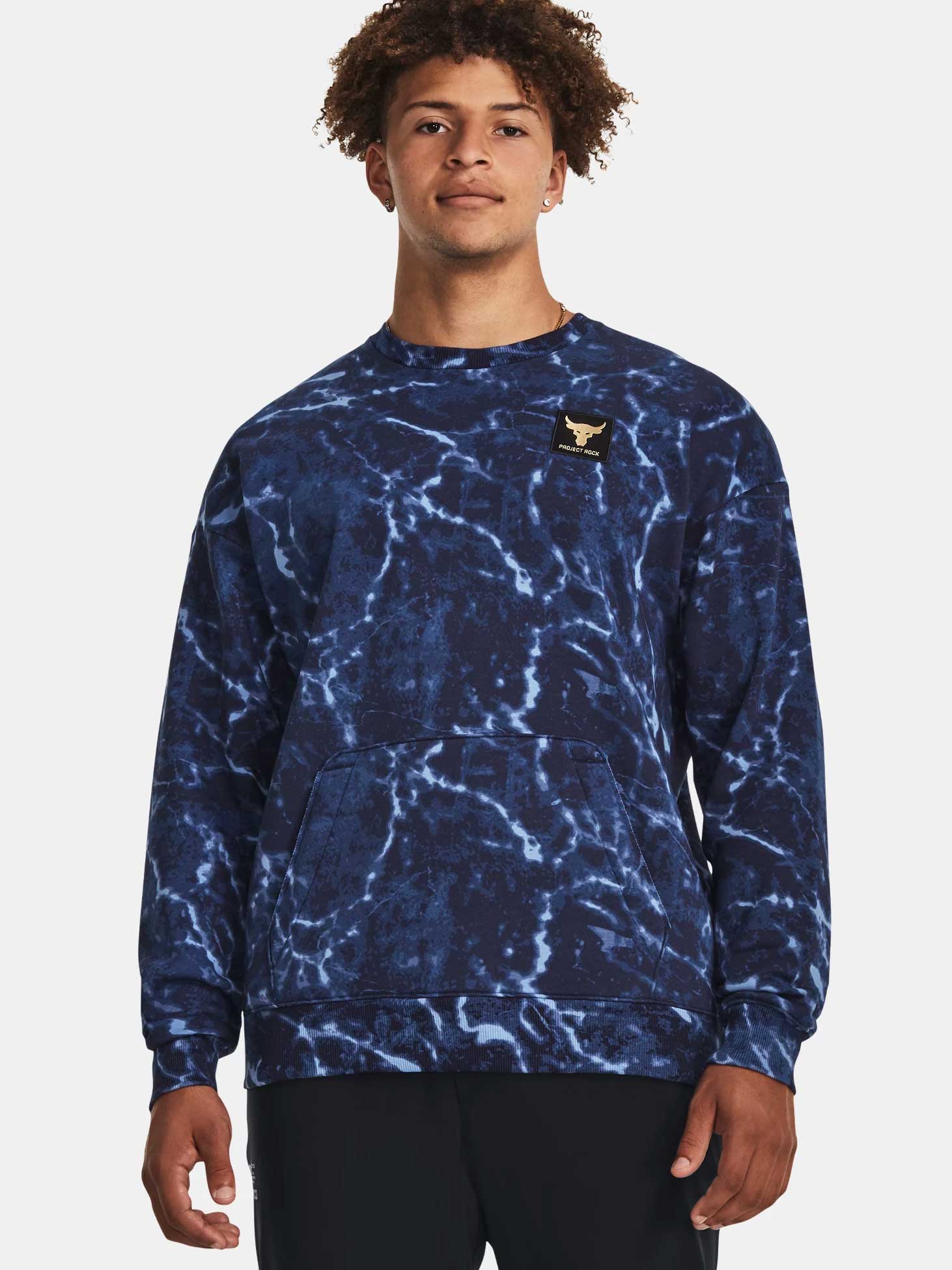 

Блуза Under Armour Pjt Rock Rival Fleece, синий