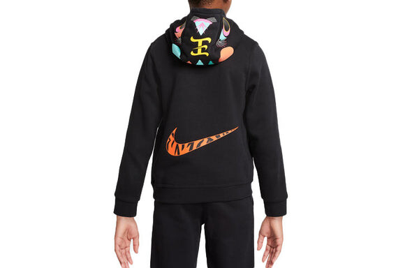 Толстовка cny chinese new year's edition fleece lined stay warm sports boy black Nike, черный — фото 2