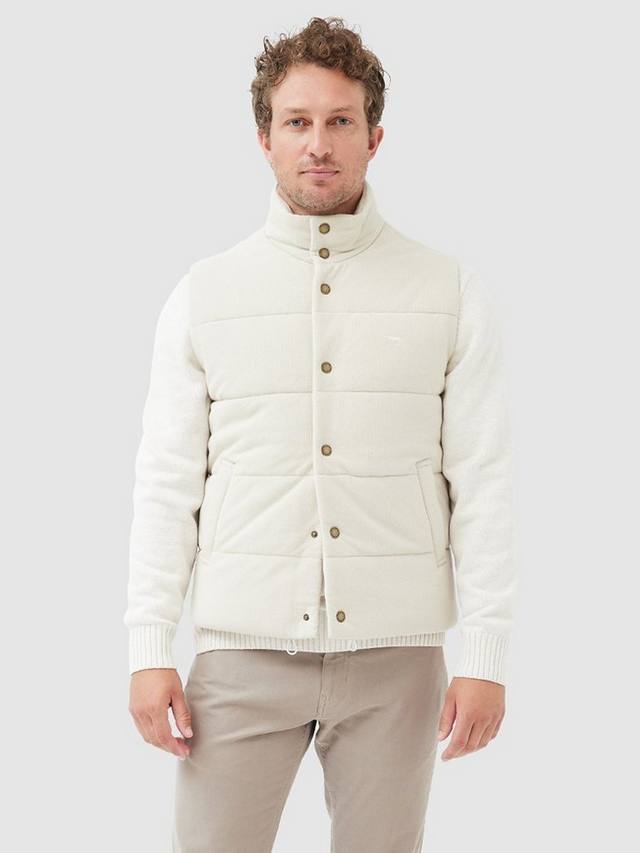 

Утепленный жилет Lake Ferry из пике хлопка Rodd & Gunn, Sand