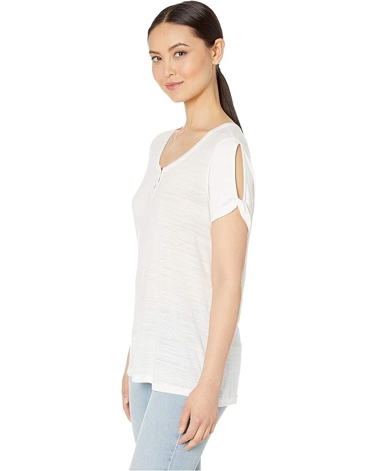 

Топ Aventura Clothing Paloma Short Sleeve Top, белый