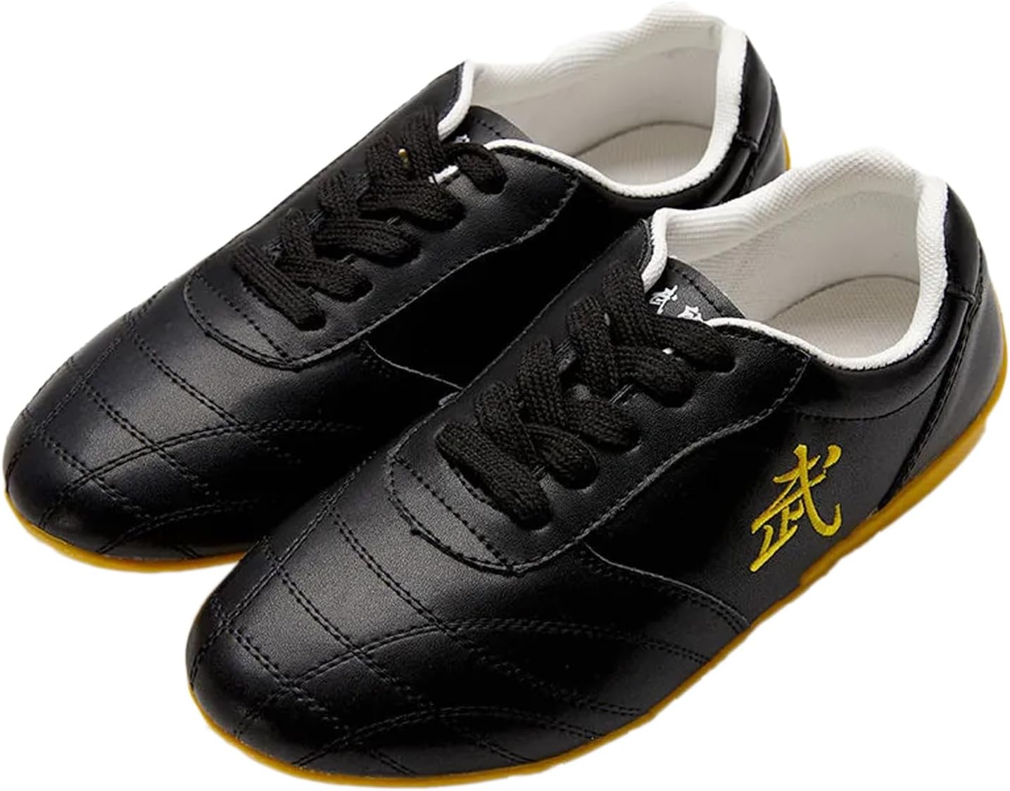 

Кожаные туфли для кунг-фу и тайцзи для женщин и мужчин, китайские тренировочные туфли Ушу, каратэ, тхэквондо, кроссовки для бокса и тайцзи кунг-фу (Размер: 39EU, Цвет: черный) Generic
