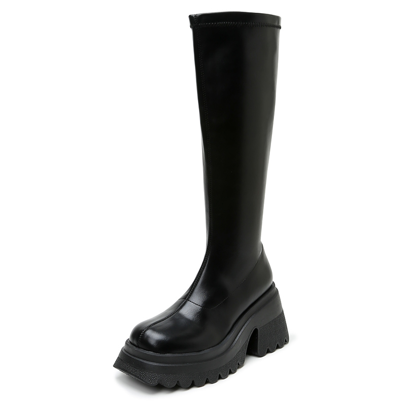 Сапоги женские Help, цвет Black Fleece-Lined