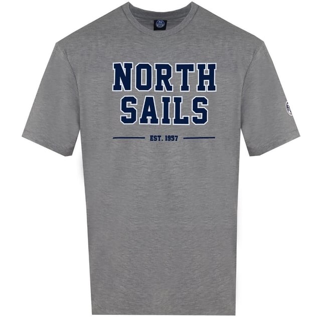 

Est 1997 серая футболка North Sails, серый