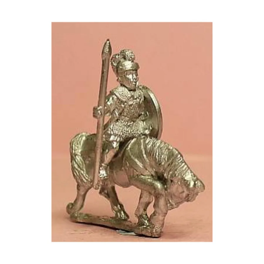 

Тяжелая кавалерия телохранителей с копьем и щитом, Ancient Miniatures - Roman - Marian 105-25 BC (15mm)